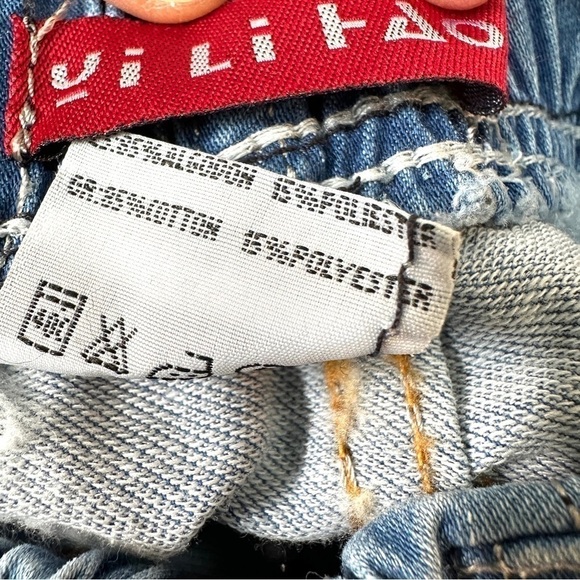 ⭐️ 5 for $25 Blue Toddler Boy Jeans Elastic Waistband Size 3 Yrs 92-98 cm - Picture 9 of 9